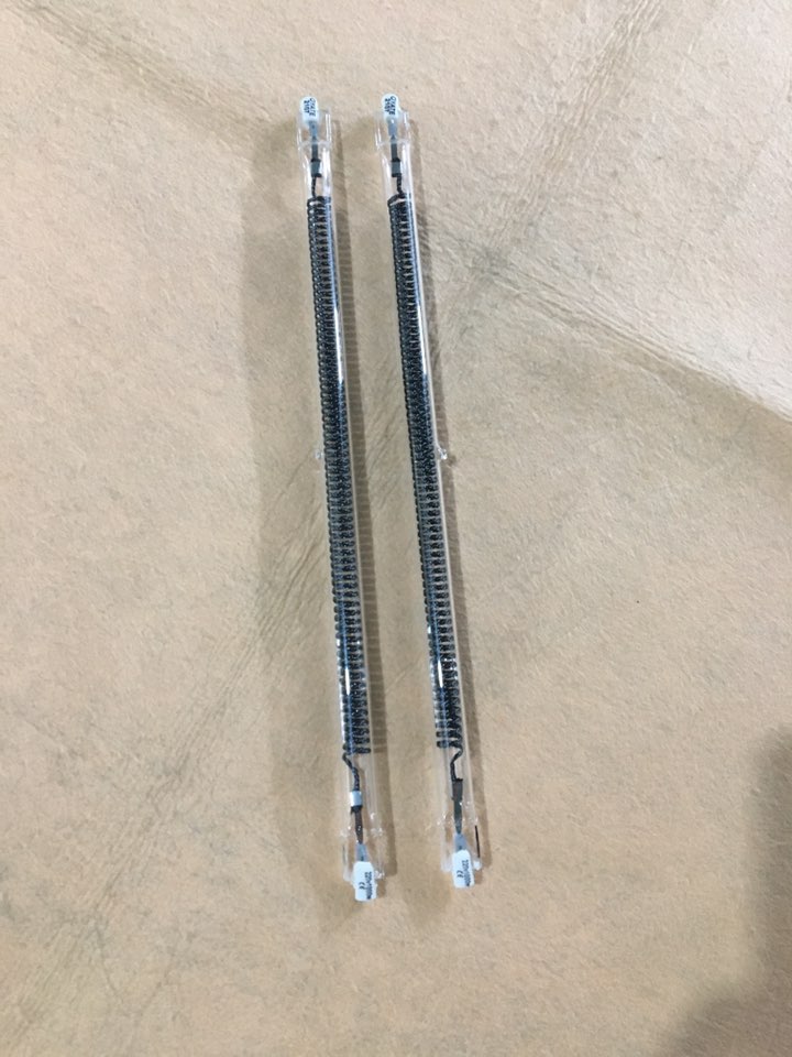 quartz carbon heating tube