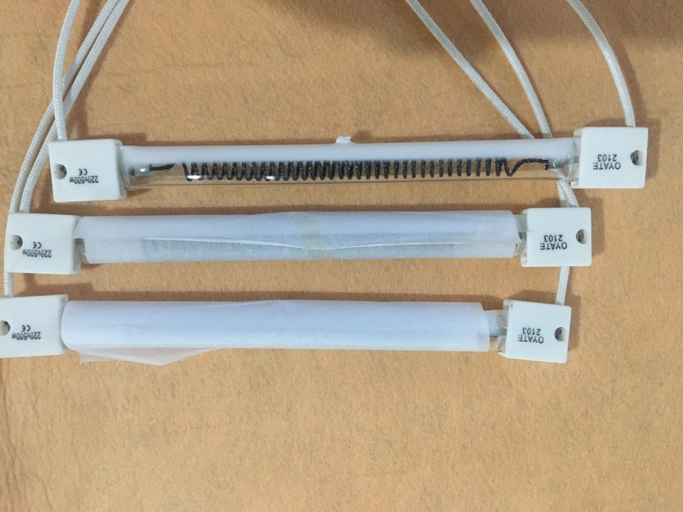Medium wave carbon fiber quartz heater carbon fiber infrared heating lamp 1000w